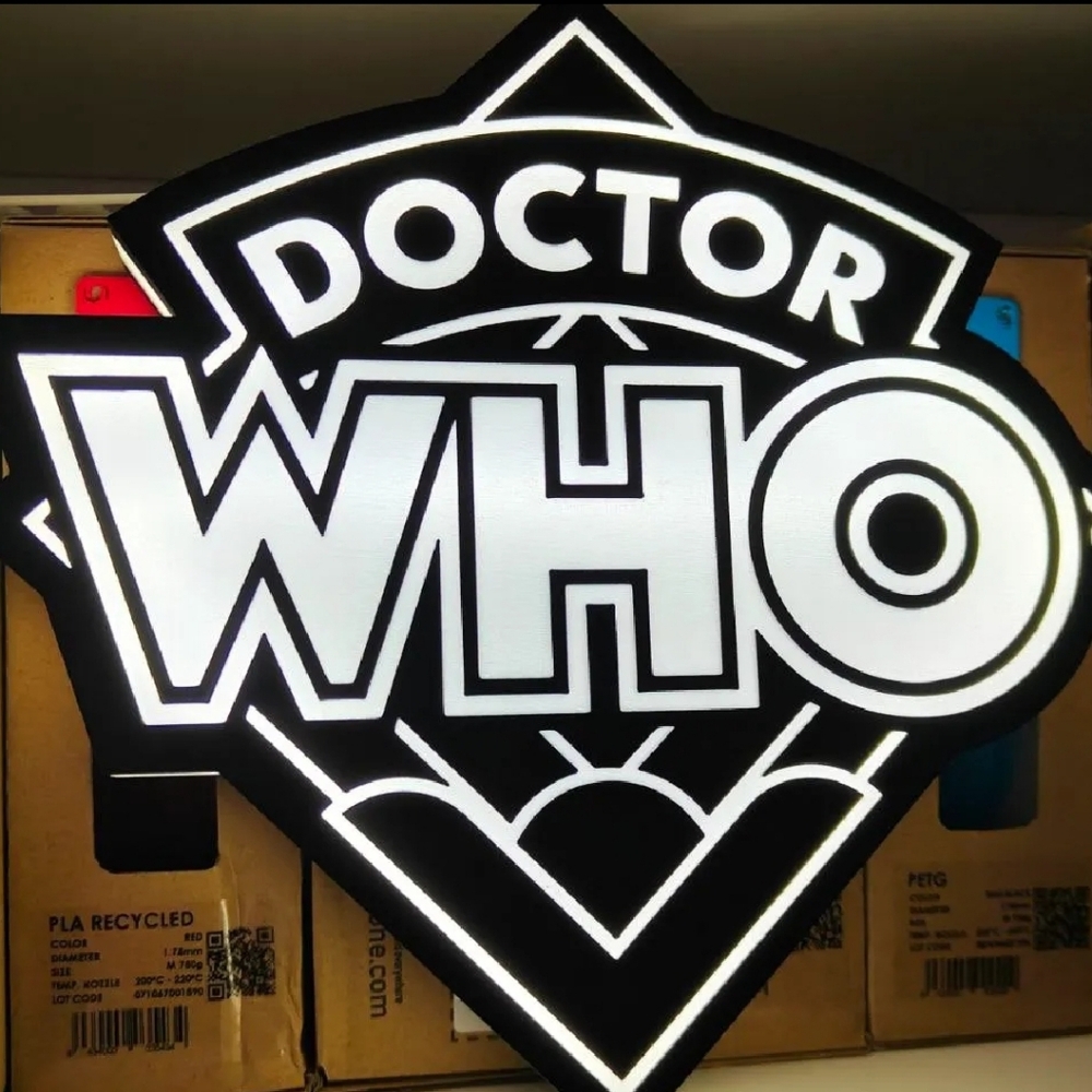 Doctor Who LED Sign - Picture 2 of 2